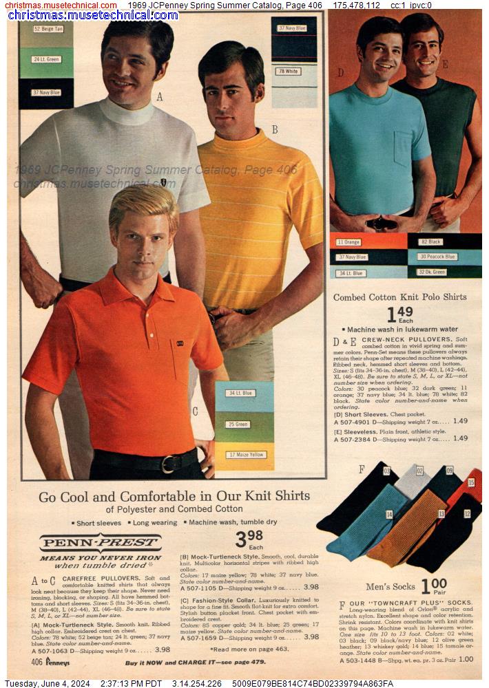 1969 JCPenney Spring Summer Catalog, Page 406
