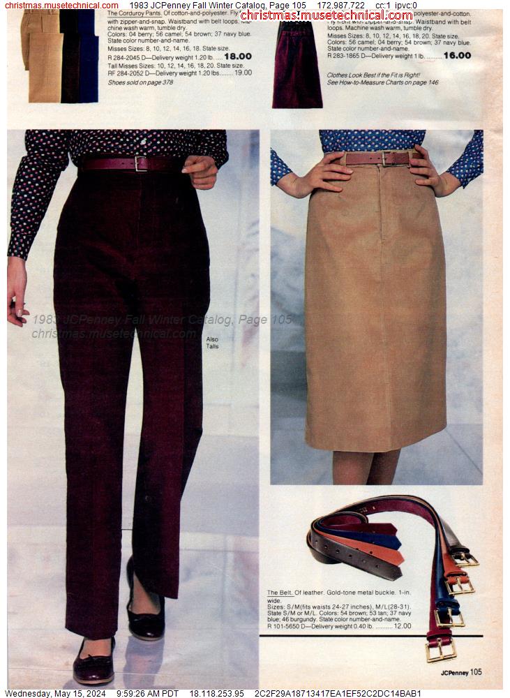 1983 JCPenney Fall Winter Catalog, Page 105