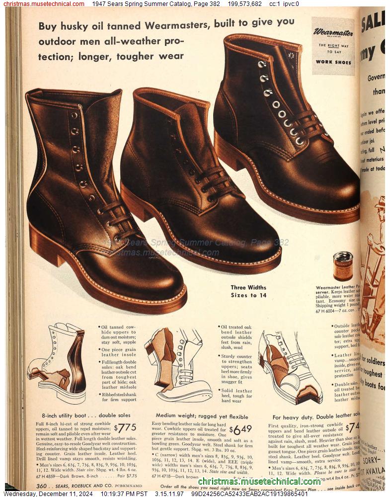 1947 Sears Spring Summer Catalog, Page 382