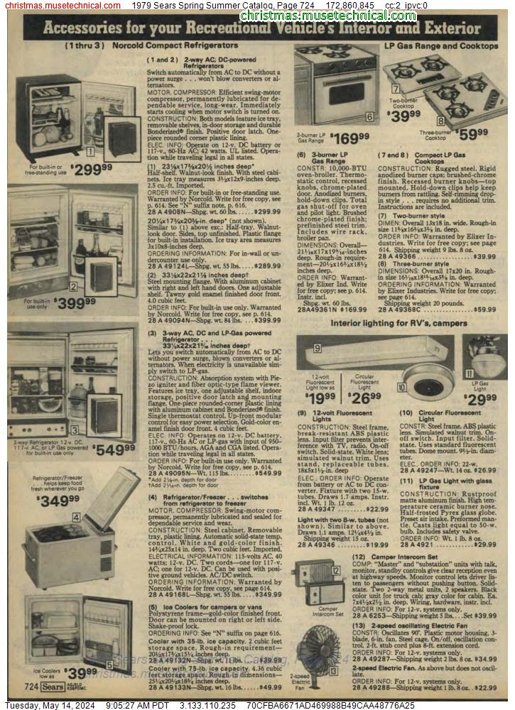 1979 Sears Spring Summer Catalog, Page 724