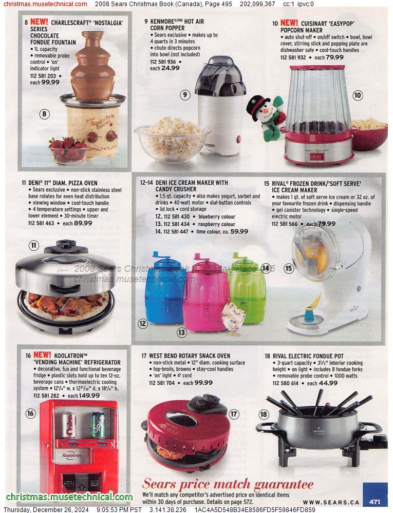 2008 Sears Christmas Book (Canada), Page 495