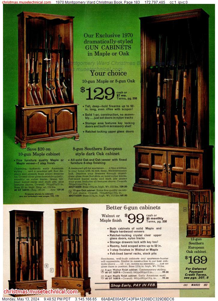 1970 Montgomery Ward Christmas Book, Page 183