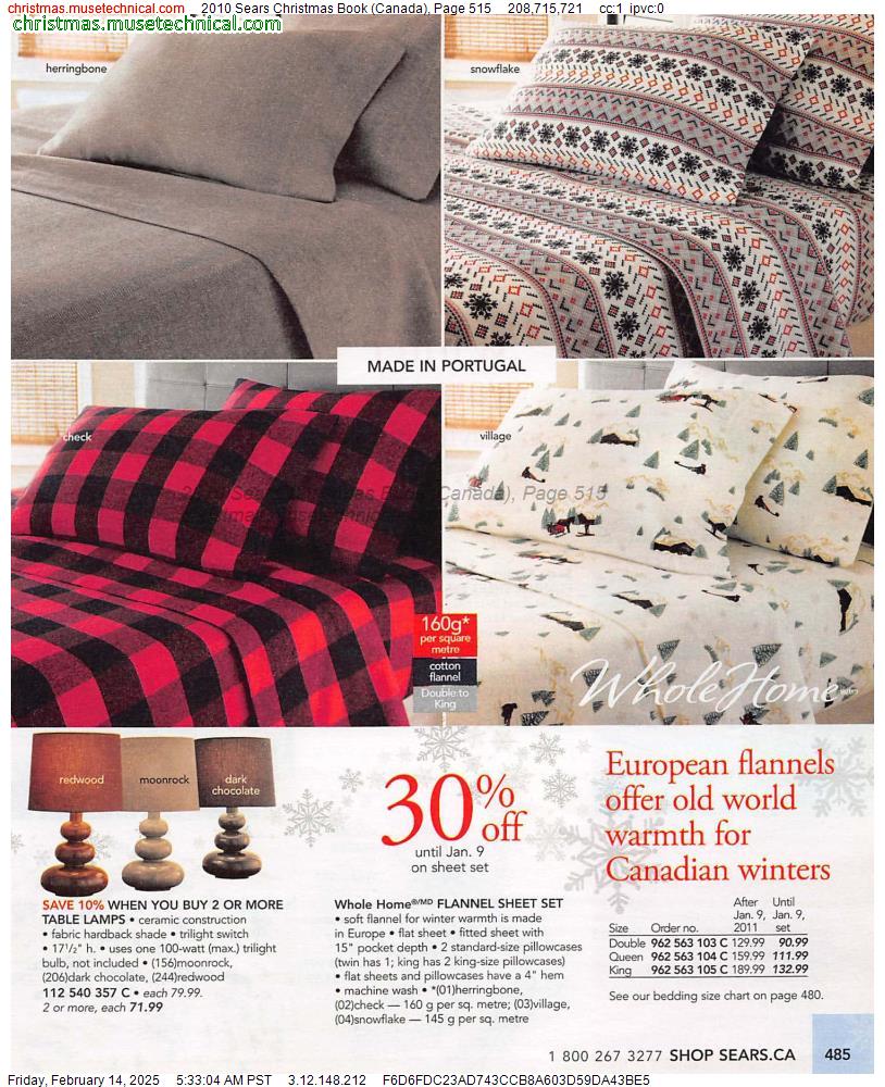 2010 Sears Christmas Book (Canada), Page 515