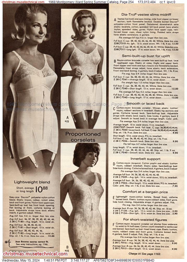 1968 Montgomery Ward Spring Summer Catalog, Page 254