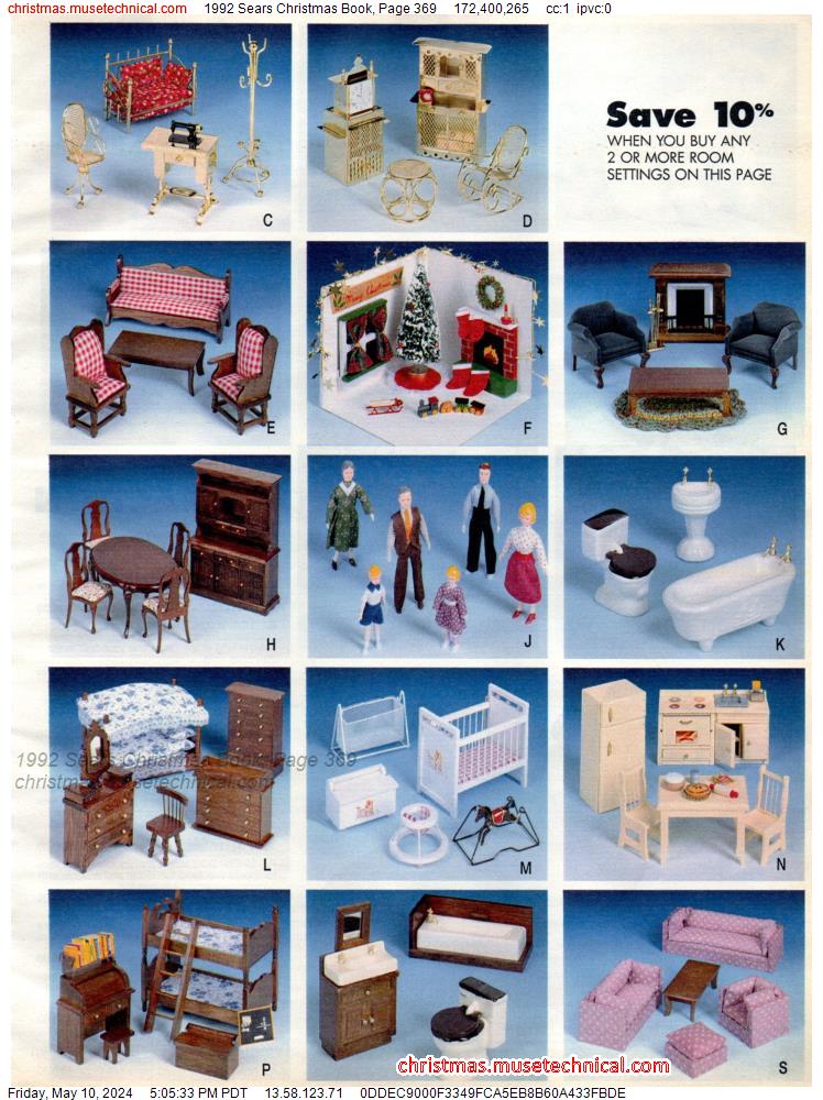 1992 Sears Christmas Book, Page 369