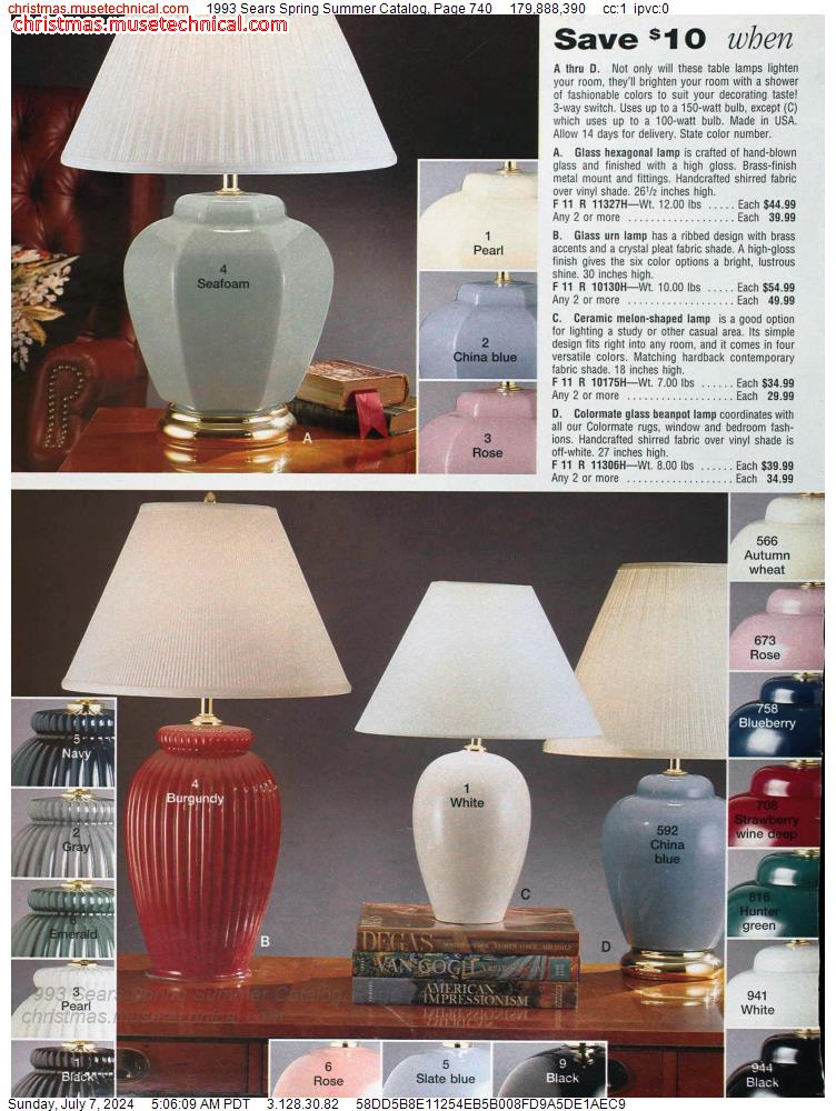 1993 Sears Spring Summer Catalog, Page 740
