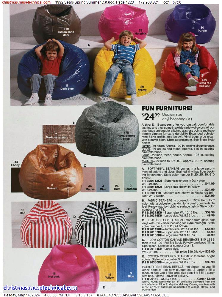 1992 Sears Spring Summer Catalog, Page 1223