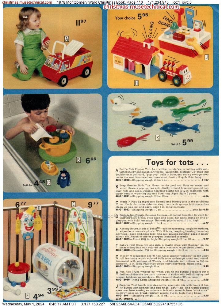 1978 Montgomery Ward Christmas Book, Page 410