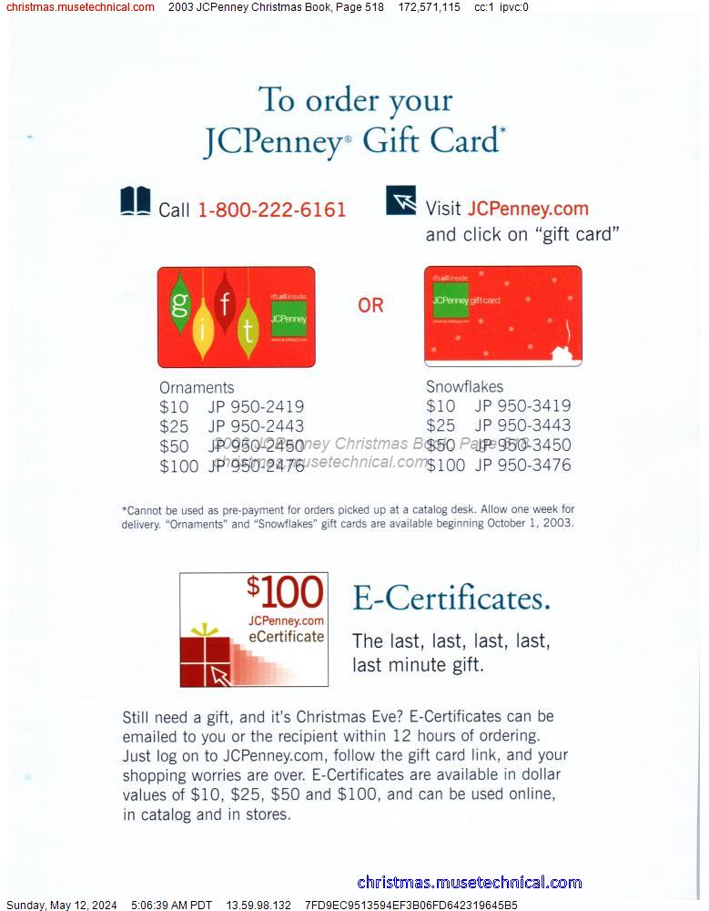 2003 JCPenney Christmas Book, Page 518