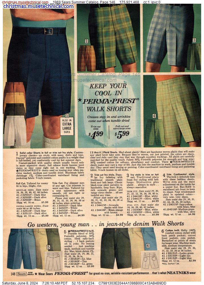 1969 Sears Summer Catalog, Page 146
