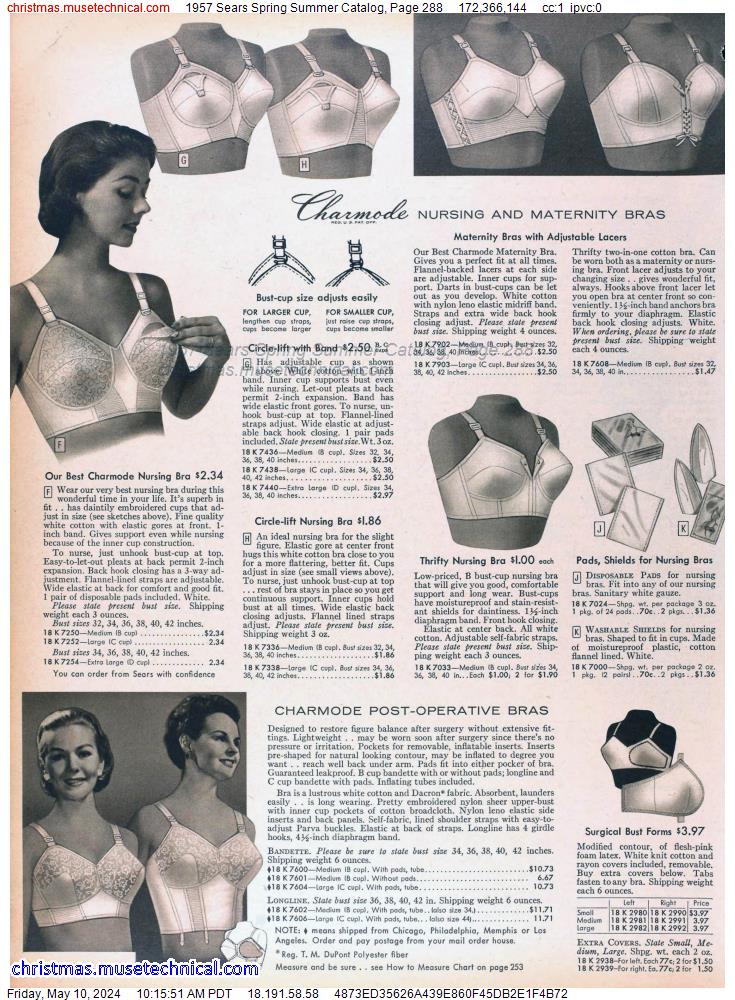1957 Sears Spring Summer Catalog, Page 288