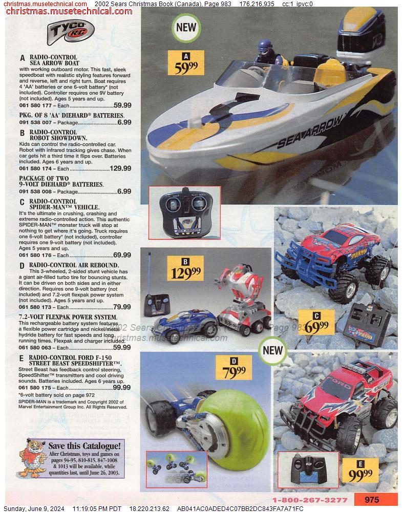 2002 Sears Christmas Book (Canada), Page 983