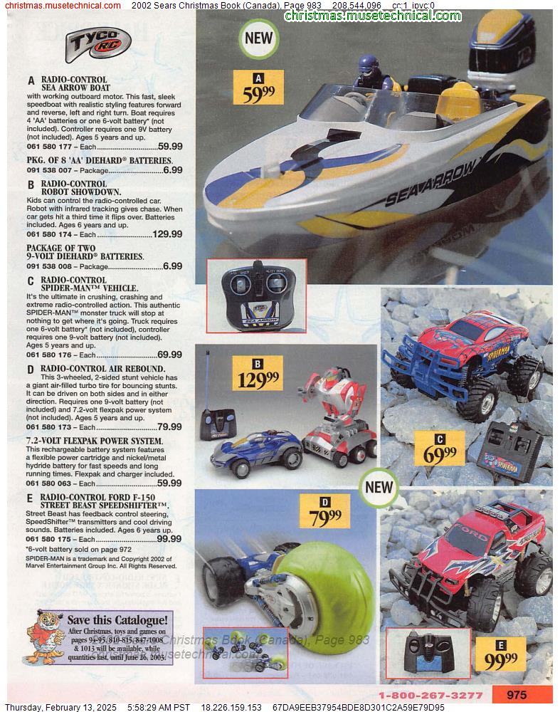 2002 Sears Christmas Book (Canada), Page 983