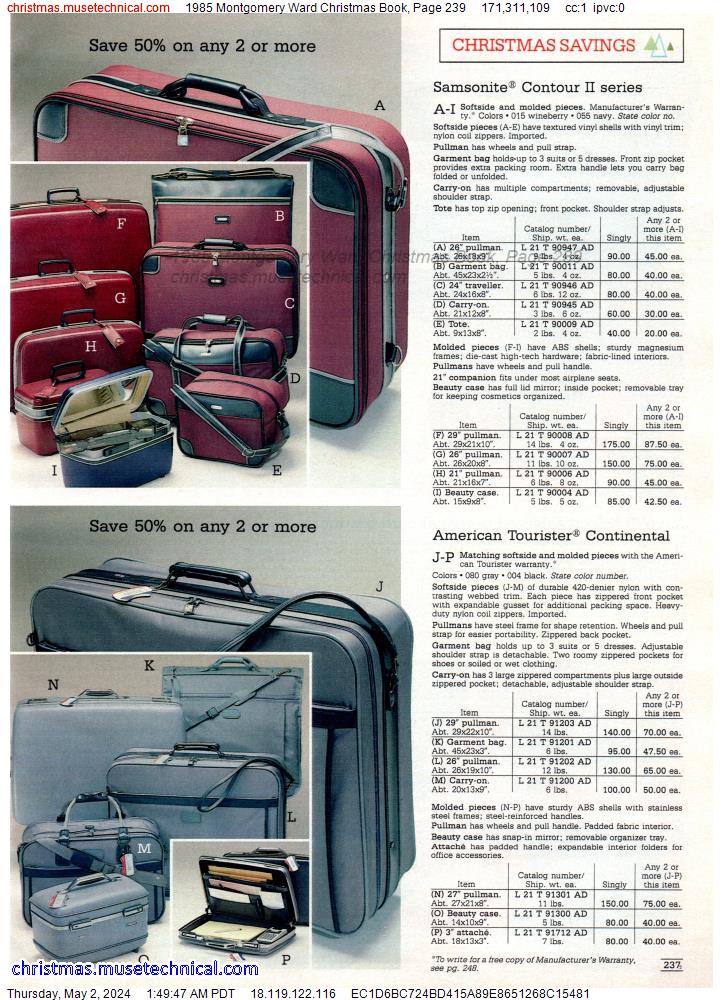 1985 Montgomery Ward Christmas Book, Page 239