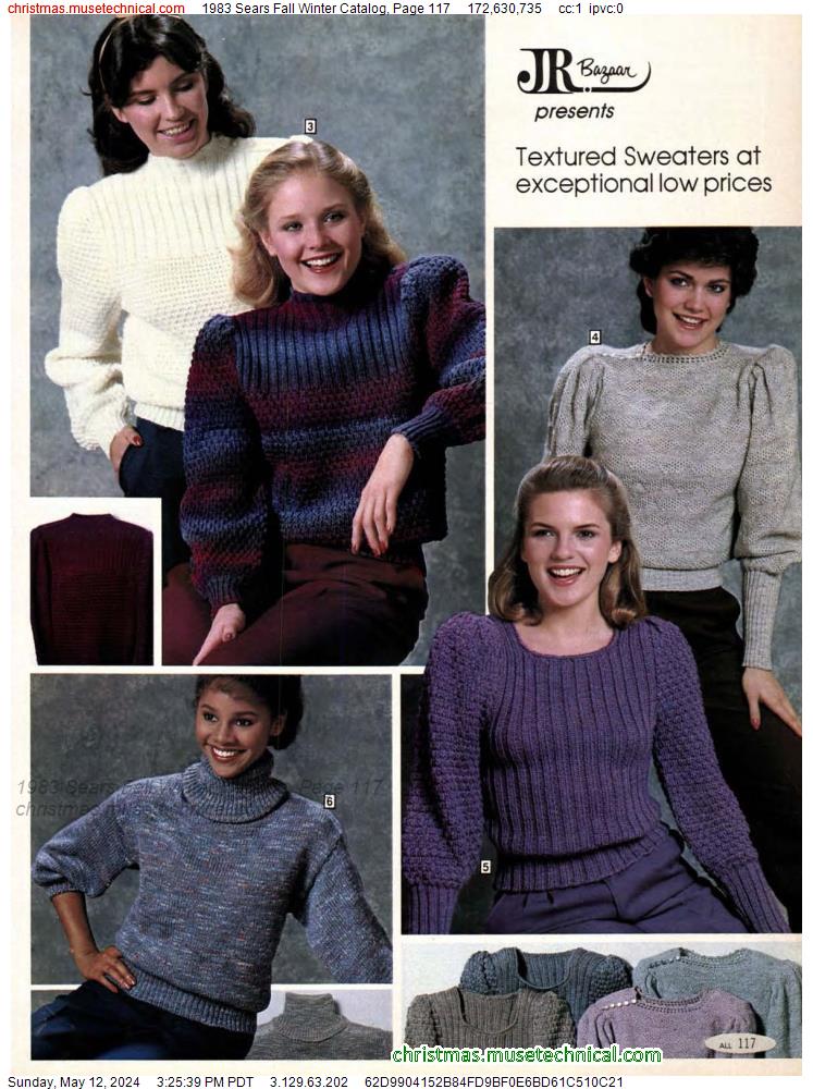 1983 Sears Fall Winter Catalog, Page 117