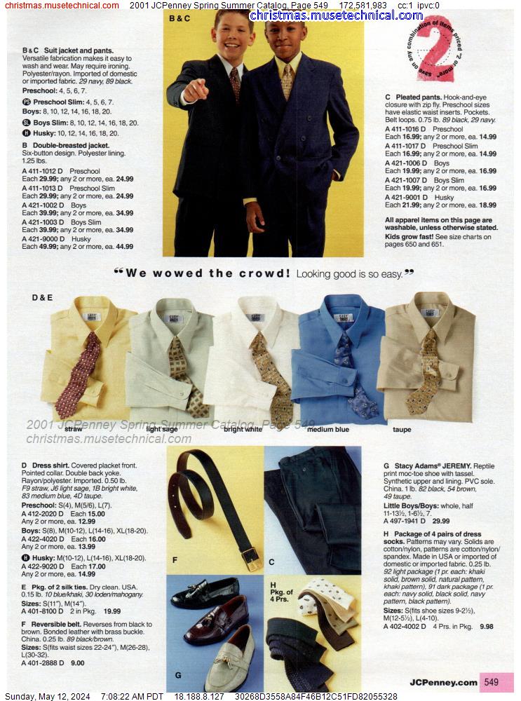 2001 JCPenney Spring Summer Catalog, Page 549