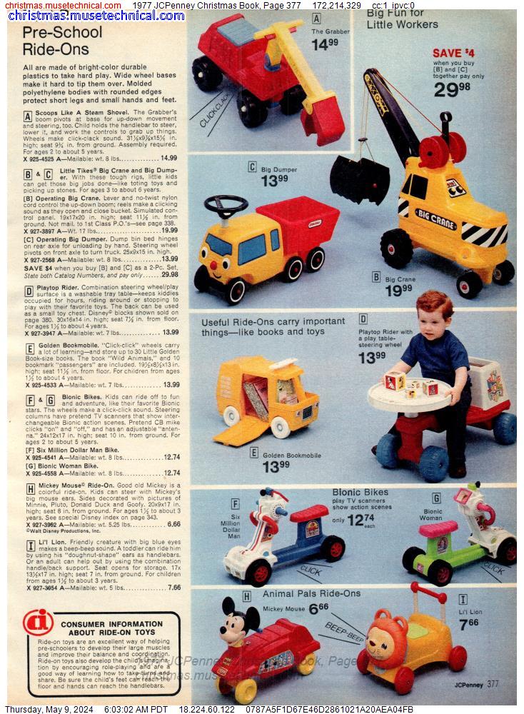 1977 JCPenney Christmas Book, Page 377