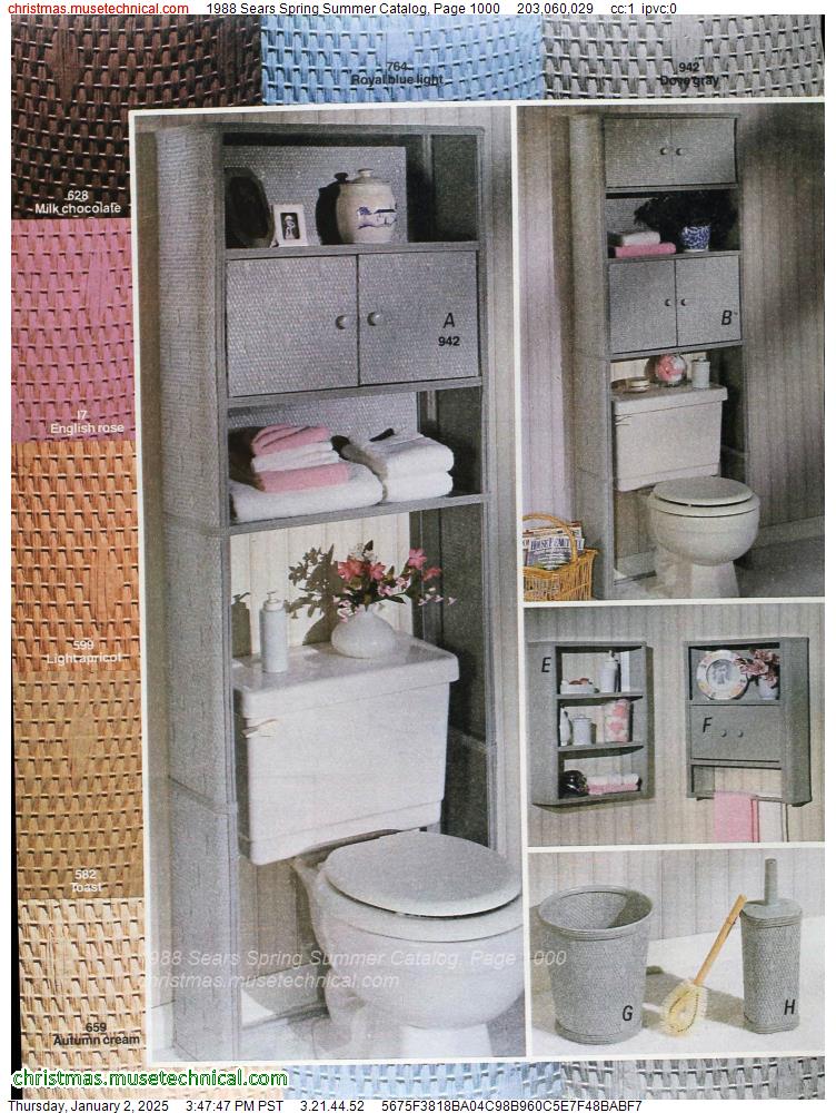 1988 Sears Spring Summer Catalog, Page 1000