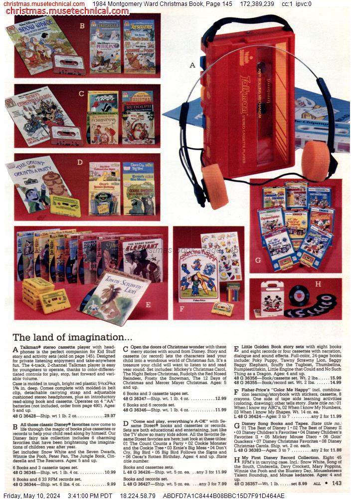 1984 Montgomery Ward Christmas Book, Page 145