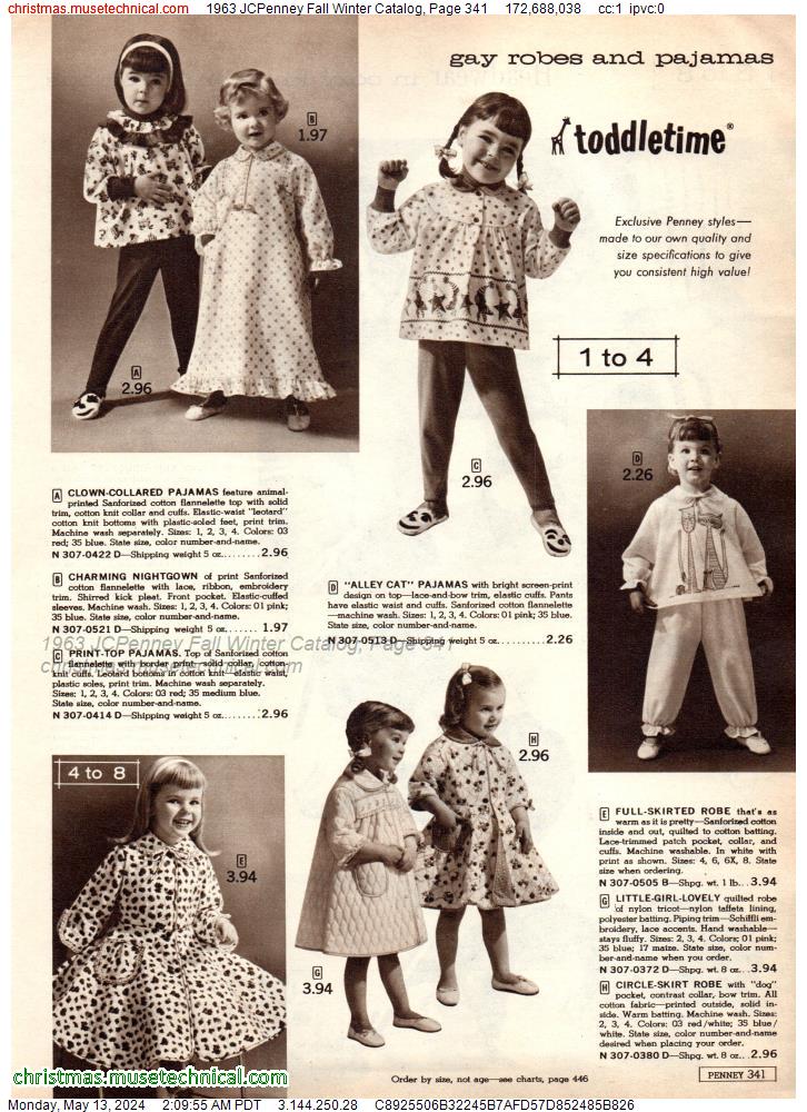 1963 JCPenney Fall Winter Catalog, Page 341