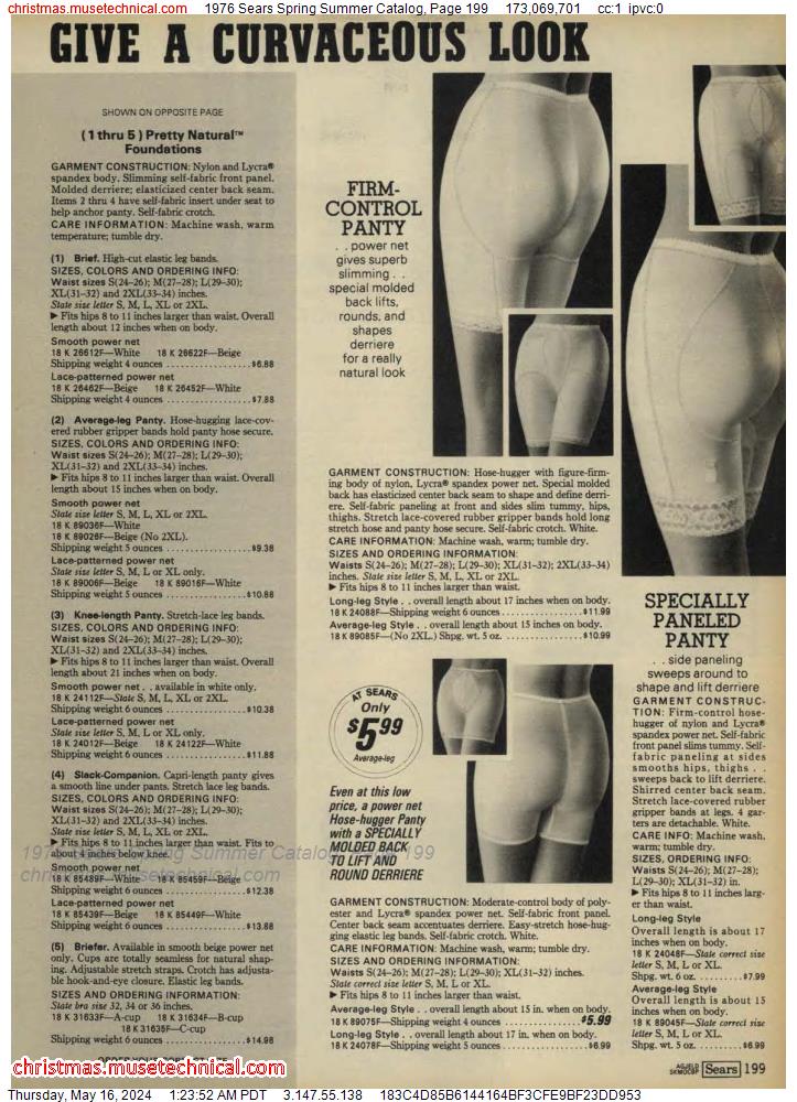 1976 Sears Spring Summer Catalog, Page 199