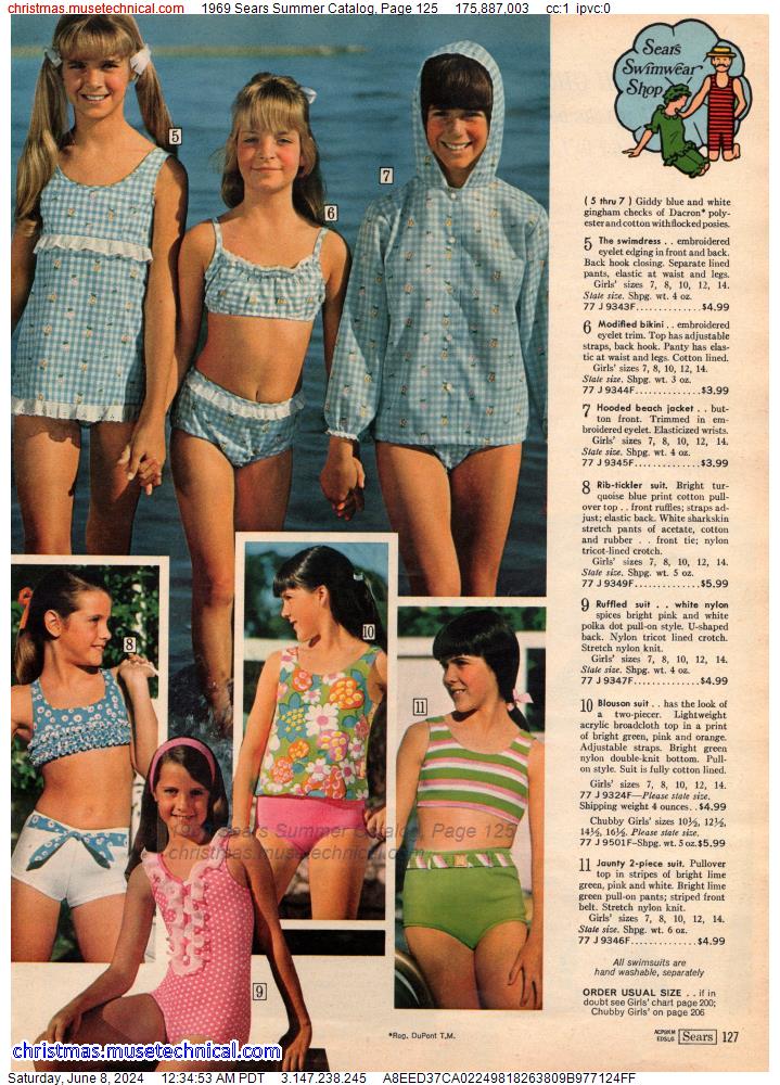 1969 Sears Summer Catalog, Page 125