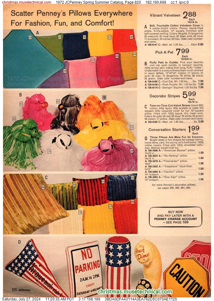 1972 JCPenney Spring Summer Catalog, Page 820