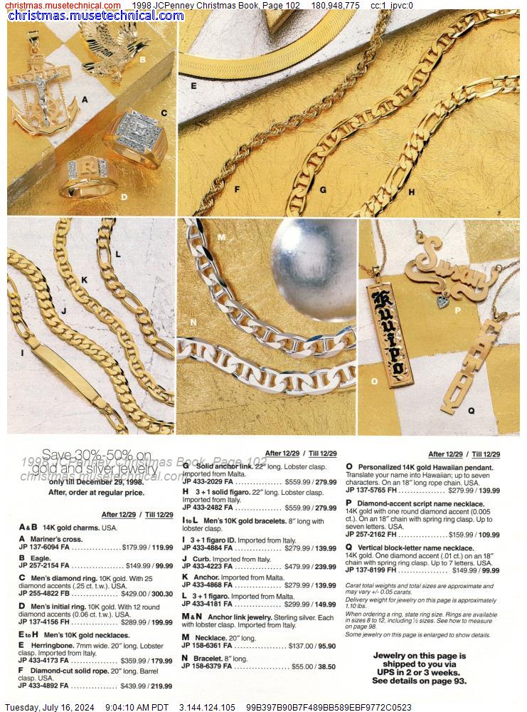 1998 JCPenney Christmas Book, Page 102