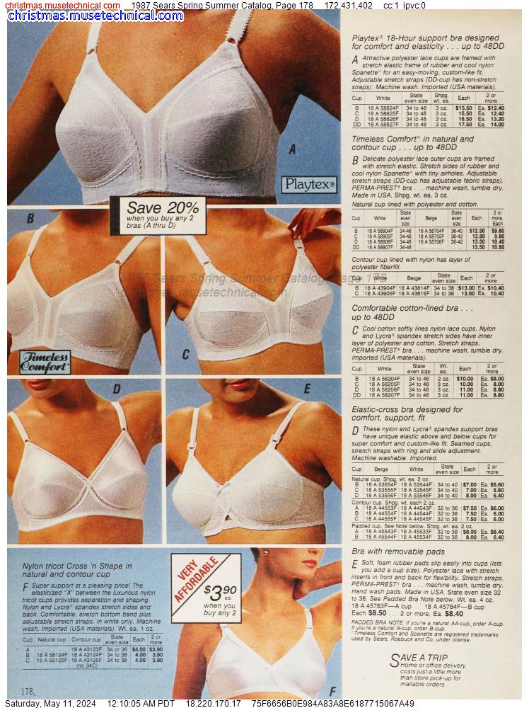 1987 Sears Spring Summer Catalog, Page 178