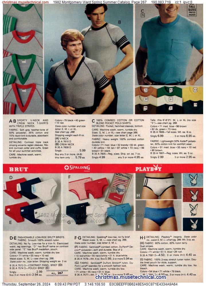 1982 Montgomery Ward Spring Summer Catalog, Page 267