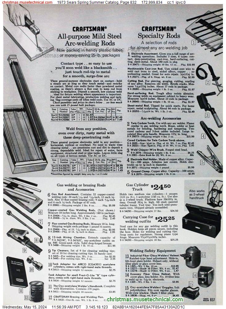 1973 Sears Spring Summer Catalog, Page 832