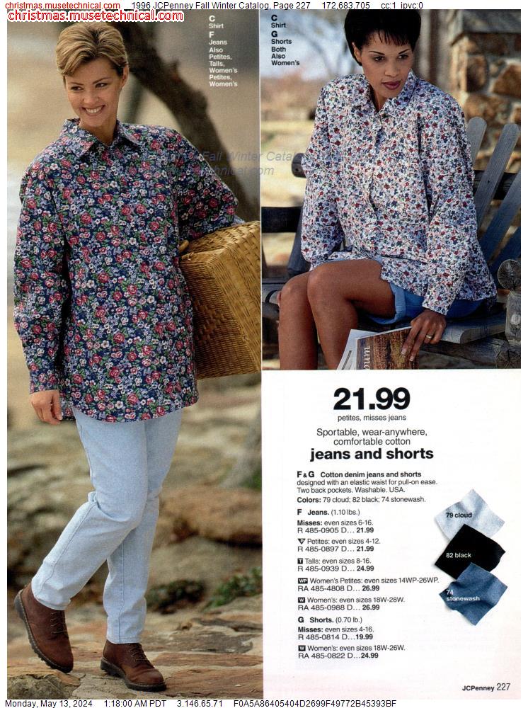 1996 JCPenney Fall Winter Catalog, Page 227