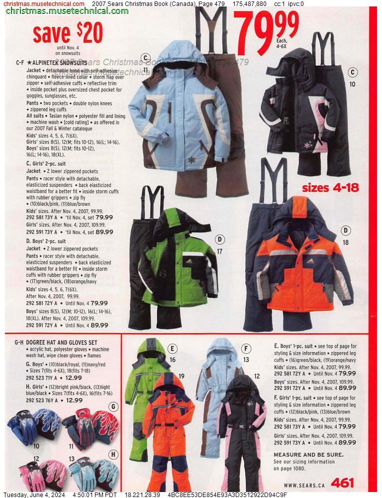 2007 Sears Christmas Book (Canada), Page 479