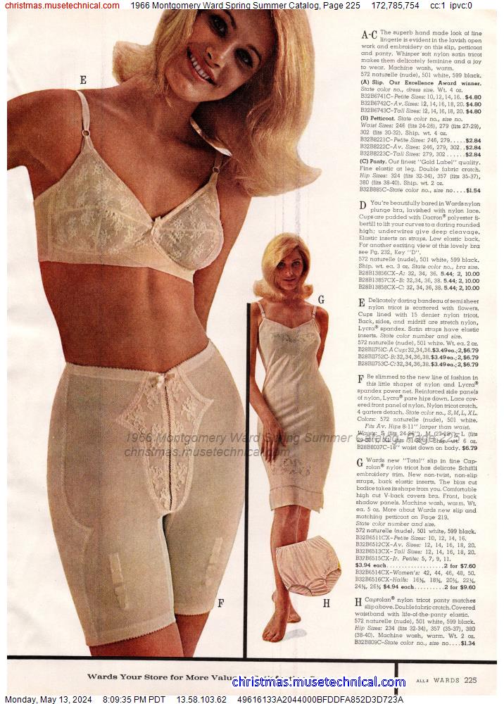 1966 Montgomery Ward Spring Summer Catalog, Page 225