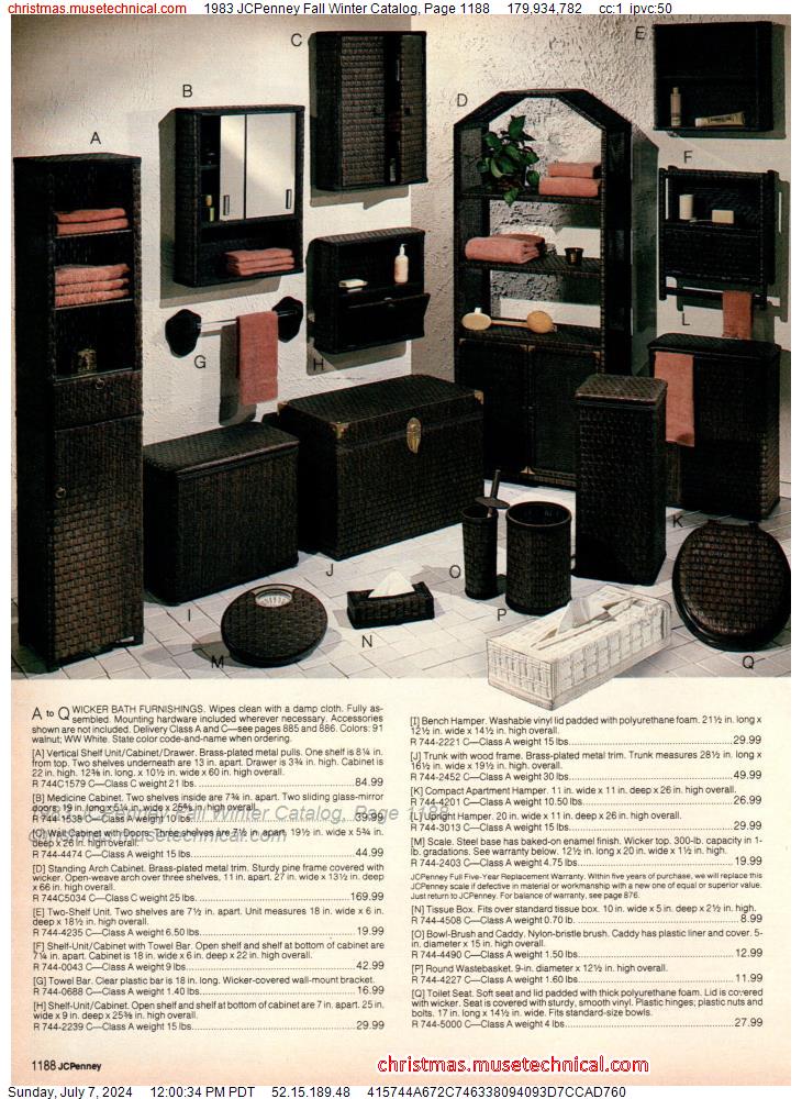 1983 JCPenney Fall Winter Catalog, Page 1188