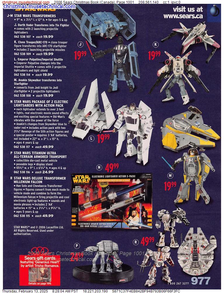 2006 Sears Christmas Book (Canada), Page 1001