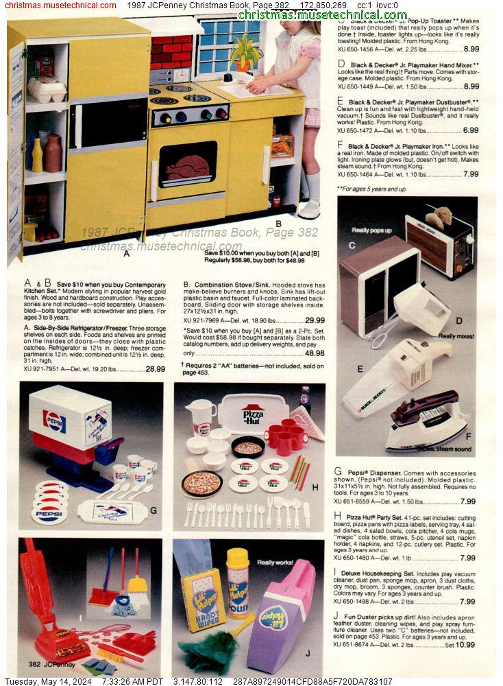 1987 JCPenney Christmas Book, Page 382