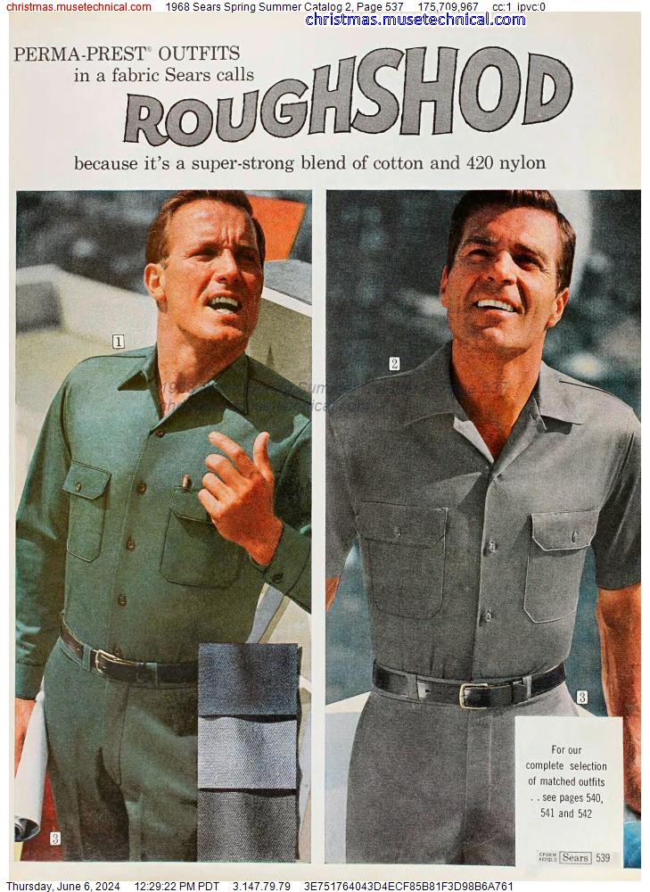 1968 Sears Spring Summer Catalog 2, Page 537
