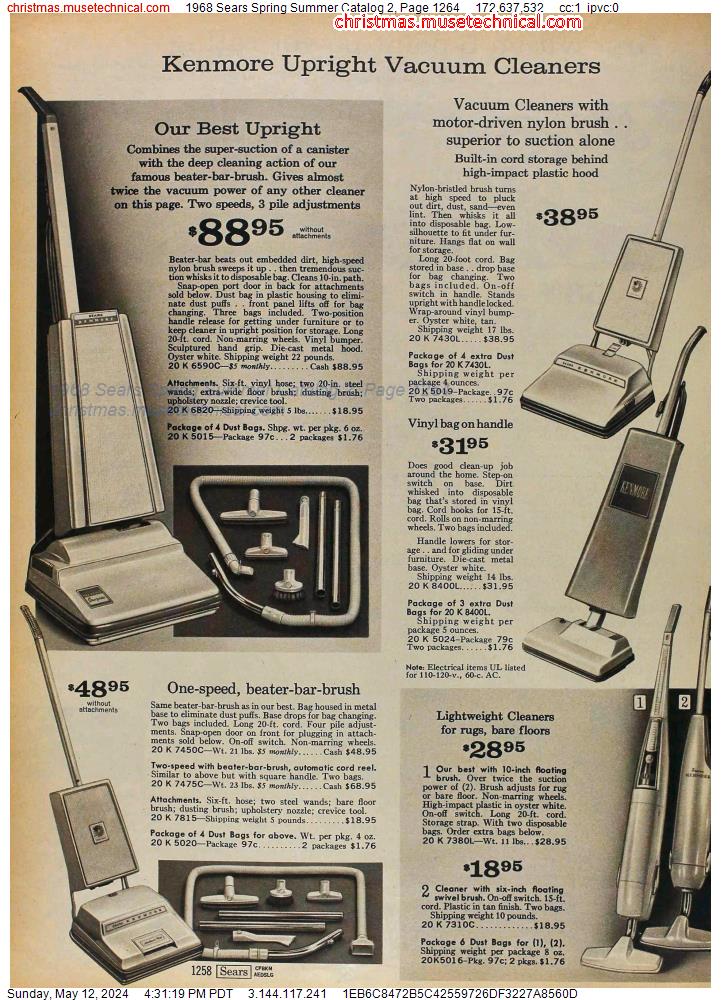 1968 Sears Spring Summer Catalog 2, Page 1264