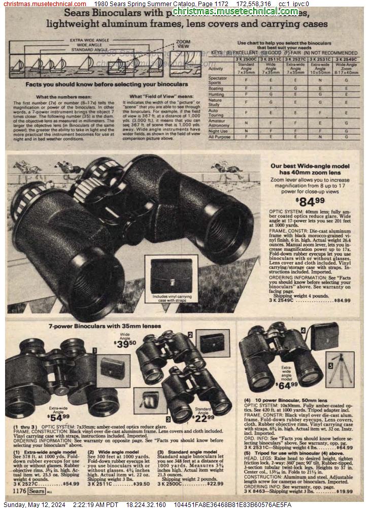 1980 Sears Spring Summer Catalog, Page 1172