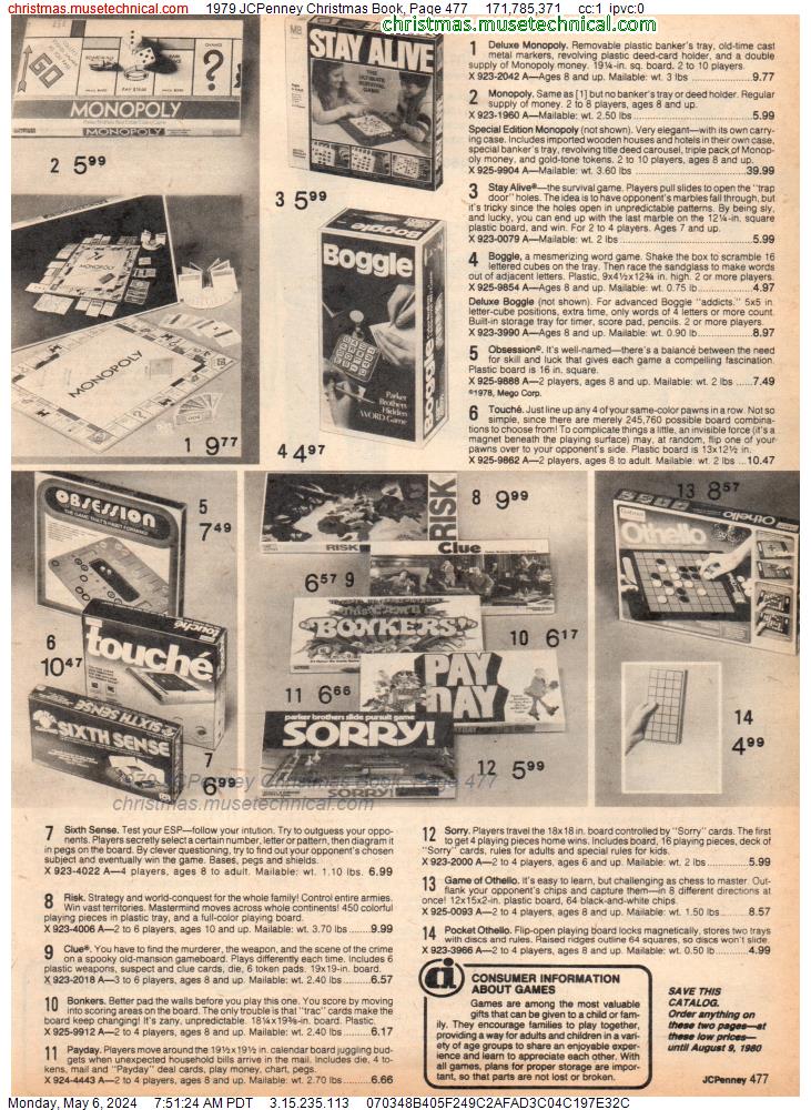 1979 JCPenney Christmas Book, Page 477