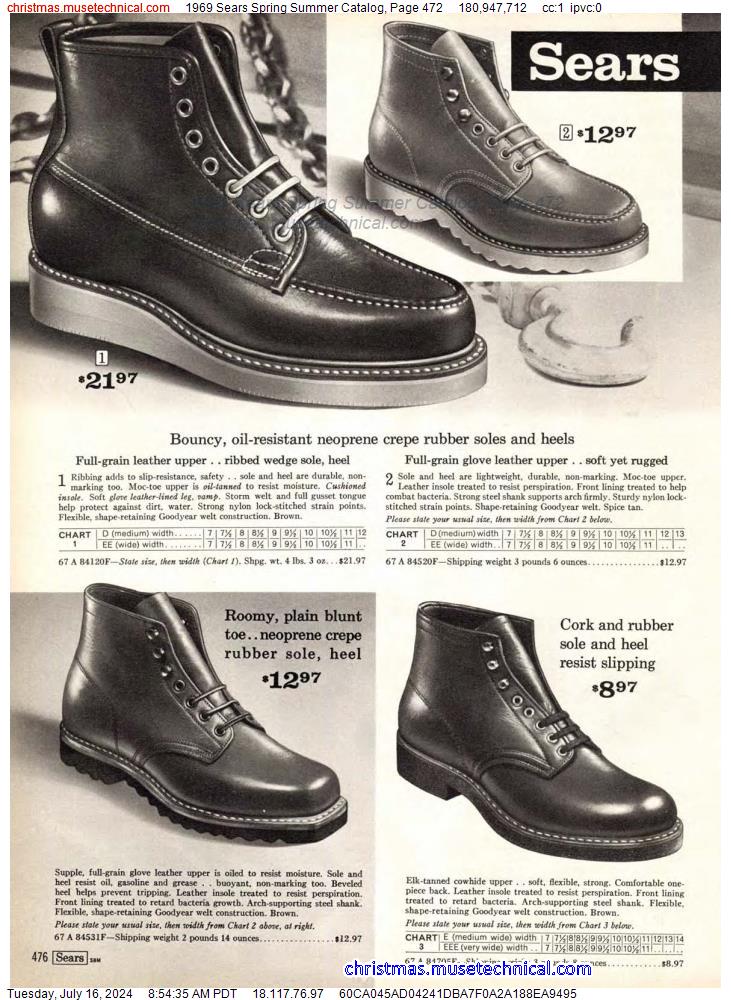 1969 Sears Spring Summer Catalog, Page 472