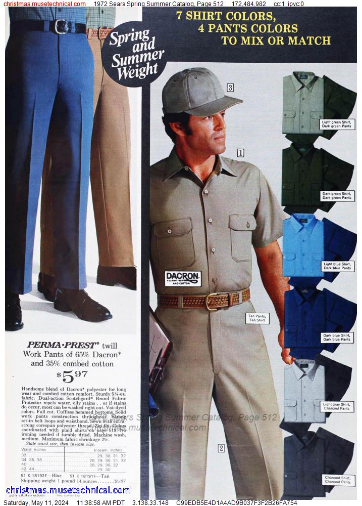 1972 Sears Spring Summer Catalog, Page 512