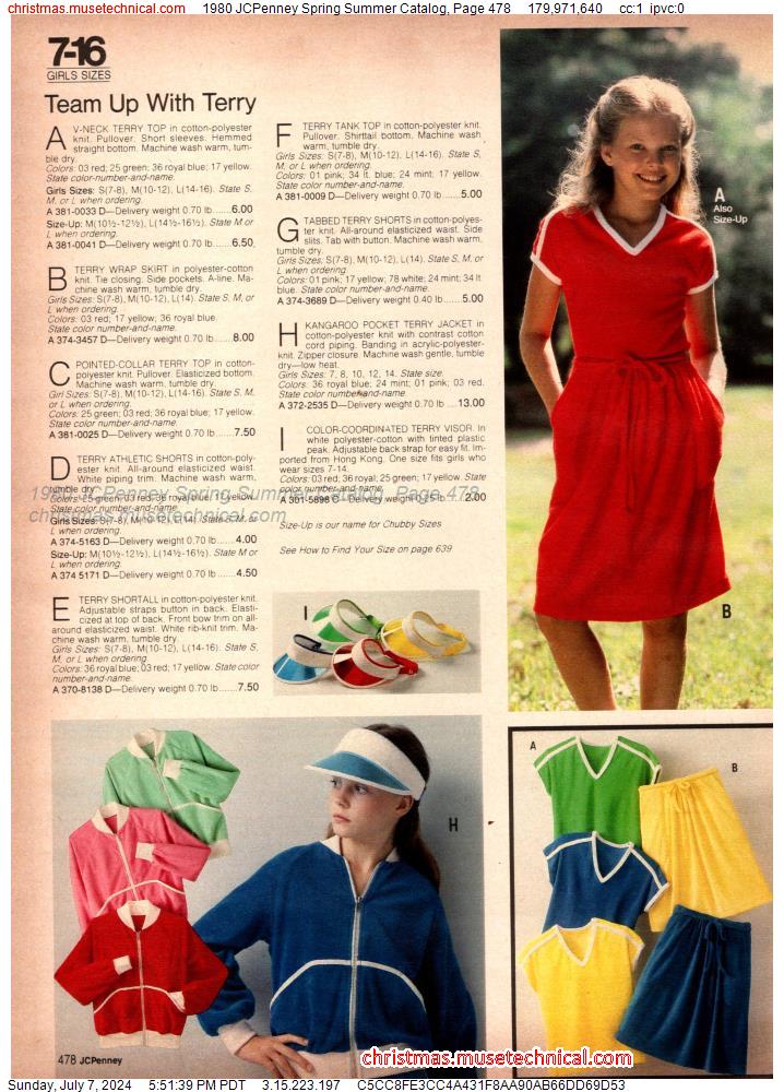 1980 JCPenney Spring Summer Catalog, Page 478