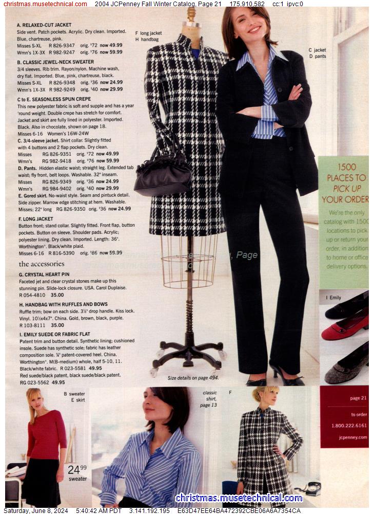 2004 JCPenney Fall Winter Catalog, Page 21