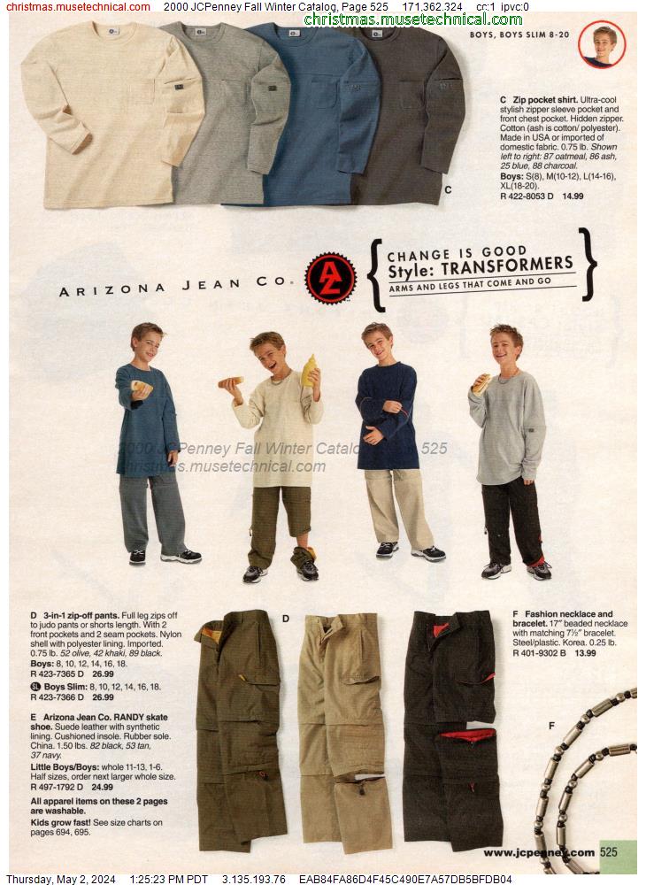 2000 JCPenney Fall Winter Catalog, Page 525