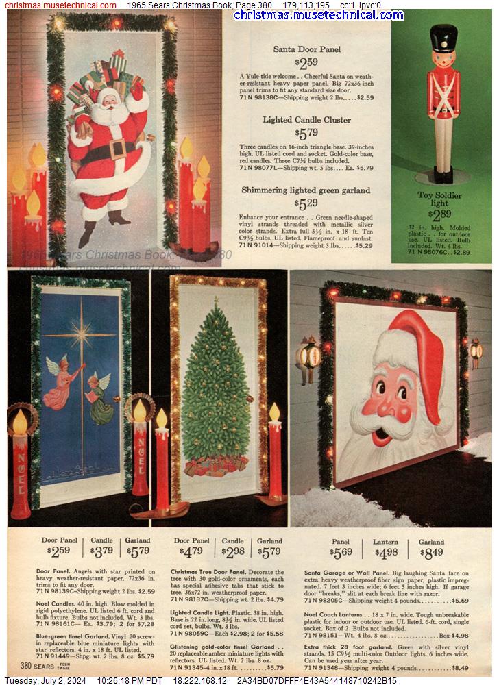 1965 Sears Christmas Book, Page 380