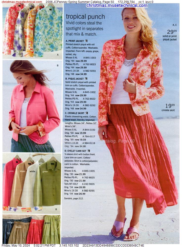 2006 JCPenney Spring Summer Catalog, Page 50