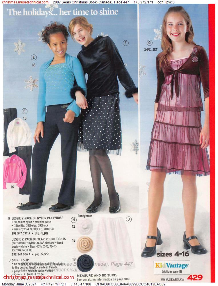 2007 Sears Christmas Book (Canada), Page 447