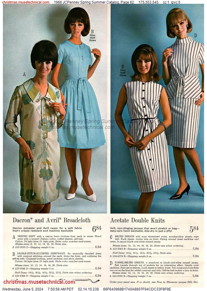 1966 JCPenney Spring Summer Catalog, Page 62